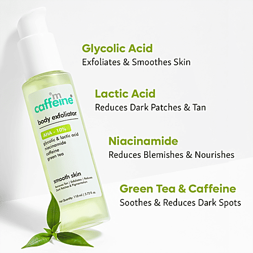 Buy mCaffeine Body Exfoliator With AHA 10 Online at Best Price of Rs 399.61 bigbasket