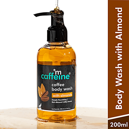 Buy mCaffeine Coffee Body Wash With Almonds Online at Best Price of