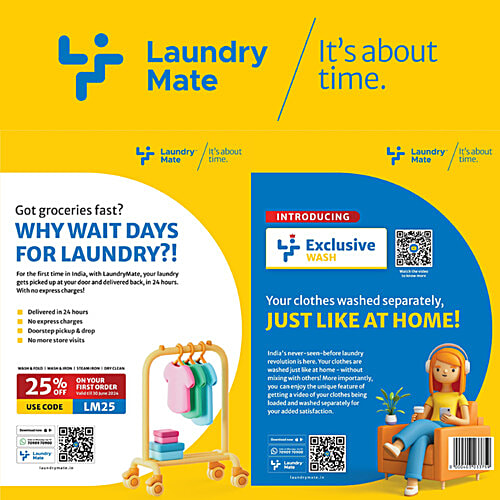 Buy LaundryMate First Order Offer Online at Best Price of Rs 0.01