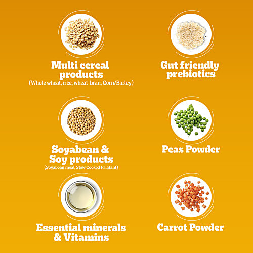 Pedigree Adult & Puppy Dry Dog Food - 100% Vegetarian, 10 kg Healthy Muscles & Bones, Healthy Digestive System, Brain Development In Puppies, Complete & Balanced Food