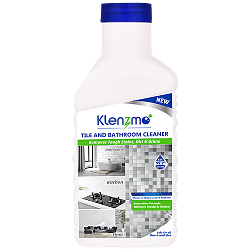 Klenzmo Tile & Bathroom Cleaner, 850 ml Removes Tough Stains
Dirt & Grime