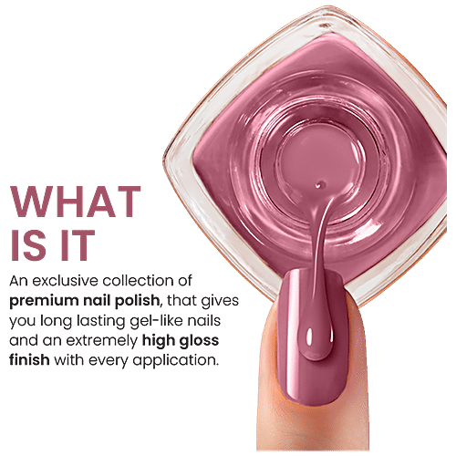 Lakme Absolute Gel Stylist Nail Color, 12 ml Road Trip Precision Applicator