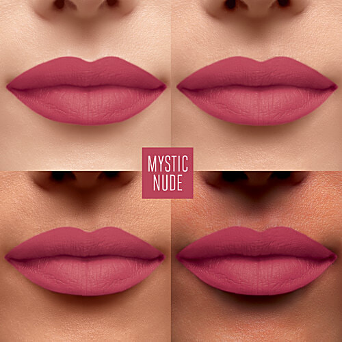 Lakme 9 To 5 Primer + Matte Liquid Lip Color, 4.2 ml MN5 Mystic Nude Transfer-Proof, Long-Lasting, Smudge-Proof, Creaseless, Smooth Finish