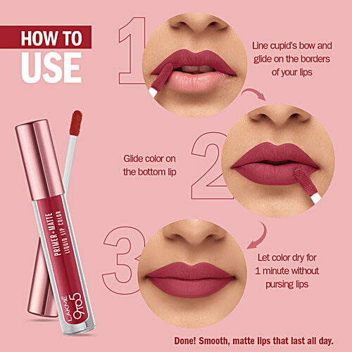 Lakme 9 To 5 Primer + Matte Liquid Lip Color, 4.2 ml MN5 Mystic Nude Transfer-Proof, Long-Lasting, Smudge-Proof, Creaseless, Smooth Finish