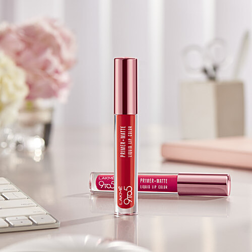 Lakme 9 To 5 Primer + Matte Liquid Lip Color, 4.2 ml MN5 Mystic Nude Transfer-Proof, Long-Lasting, Smudge-Proof, Creaseless, Smooth Finish