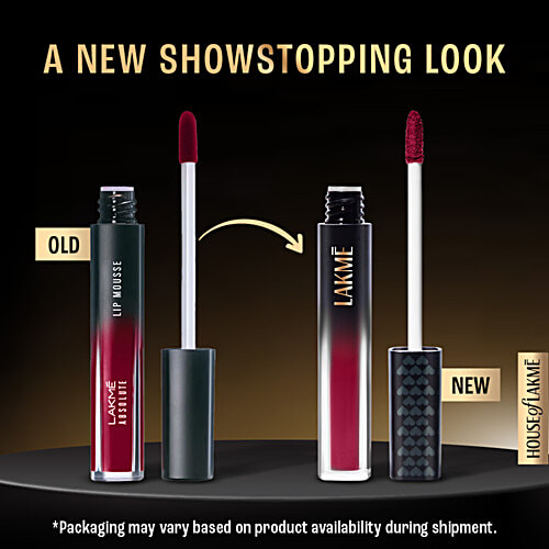 Lakme Xtraordin-airy Lip Mousse, 4.6 g Mauve Mischief High Impact Colour, Lightweight Texture, Moisturising Formula, Easy To Blend