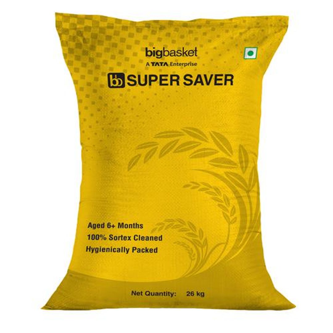 Super Saver Super Saver Ponni Boiled Rice, 26 kg Yes