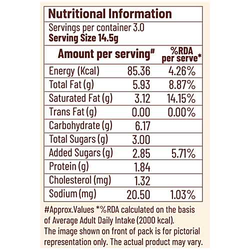 Loyka Almond Brittle Brownie, 43.5 g (3 N x 14.5 g each) 40% Roasted Almonds
