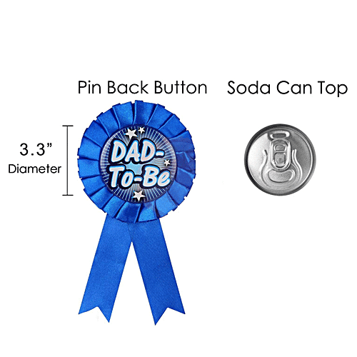 Party Propz Baby Shower Combo - Mom To Be Sash & Dad To Be Badge, 2 pcs  Stylish Design
 Elegant Sash