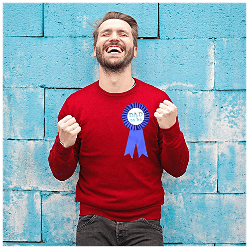 Party Propz Baby Shower Combo - Mom To Be Sash & Dad To Be Badge, 2 pcs  Stylish Design
 Elegant Sash