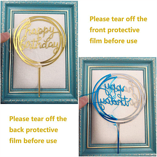 Party Propz Happy Birthday Cake Toppers, 6 pcs Great Design
High Quality
Beautiful
Elegant