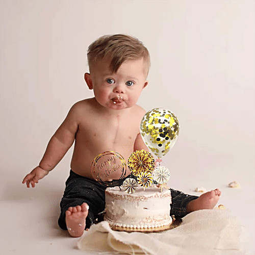 Party Propz Happy Birthday Cake Toppers, 6 pcs Great Design
High Quality
Beautiful
Elegant