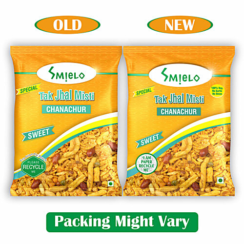 Smielo Tak Jhal Misti Chanachur - Spicy, 170 g Pouch 