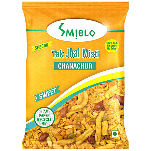 Smielo Tak Jhal Misti Chanachur - Spicy, 170 g Pouch 