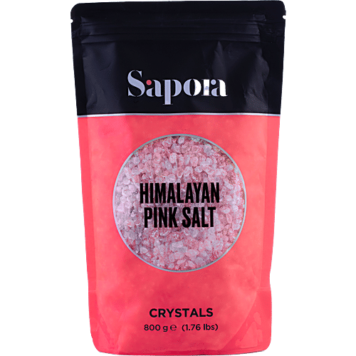 Sapora Himalayan Pink Salt Crystals, 800 g