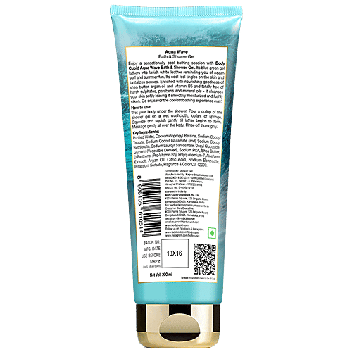 Body Cupid Aqua Wave Bath & Shower Gel, 200 ml  