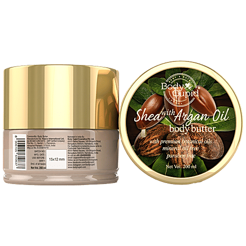 Body Cupid Shea With Argan Oil Body Butter, 200 ml