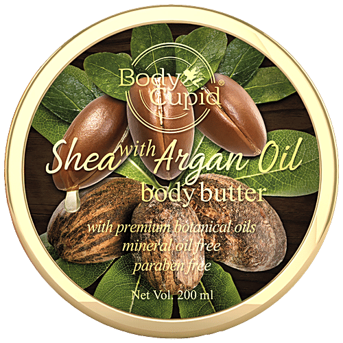 Body Cupid Shea With Argan Oil Body Butter, 200 ml