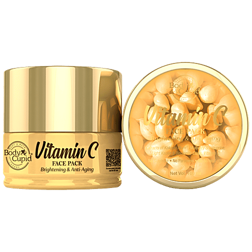 Body Cupid Vitamin C Face Pack - Brightening & Anti-Aging, 100 ml