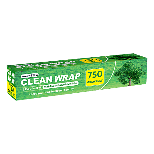 Buy Cleanwrap Aluminium + Paper Foil 43.3 m, Food Grade, Freeze