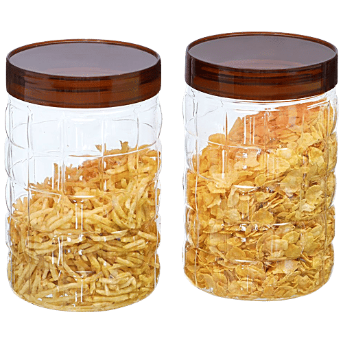 Buy Steelo Plastic PET Container Food Grade, BPA Free, Leak Proof, Transparent Online at Best