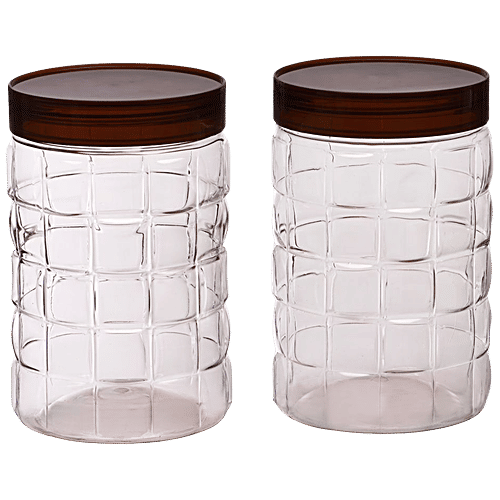 Buy Steelo Plastic PET Container Food Grade, BPA Free, Leak Proof, Transparent Online at Best