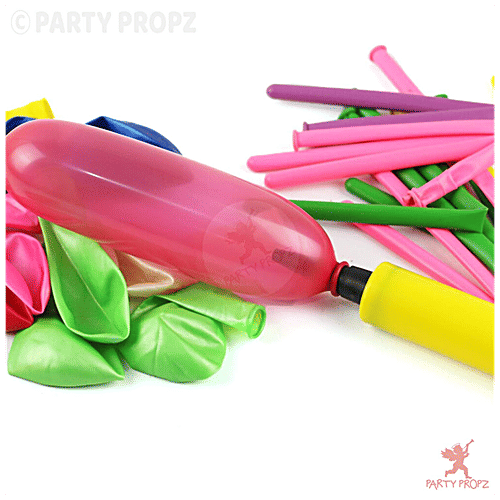 Party Propz Balloon Manual Hand Pump - For Latex Foil, Assorted Colour, 1 pc  Seamless Inflation
 Versatile Application
 Robust & Reliable