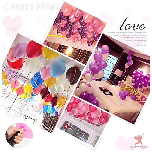 Party Propz Balloon Manual Hand Pump - For Latex Foil, Assorted Colour, 1 pc  Seamless Inflation
 Versatile Application
 Robust & Reliable