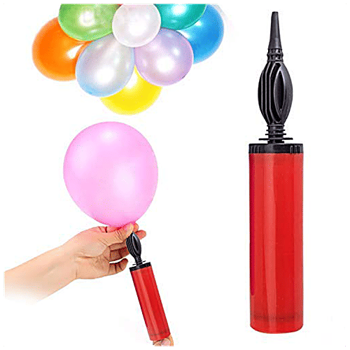 Party Propz Balloon Manual Hand Pump - For Latex Foil, Assorted Colour, 1 pc  Seamless Inflation
 Versatile Application
 Robust & Reliable