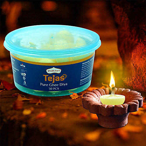 Buy Shubhkart Tejas Pure Ghee Wicks/Diya Online at Best Price of Rs 95
