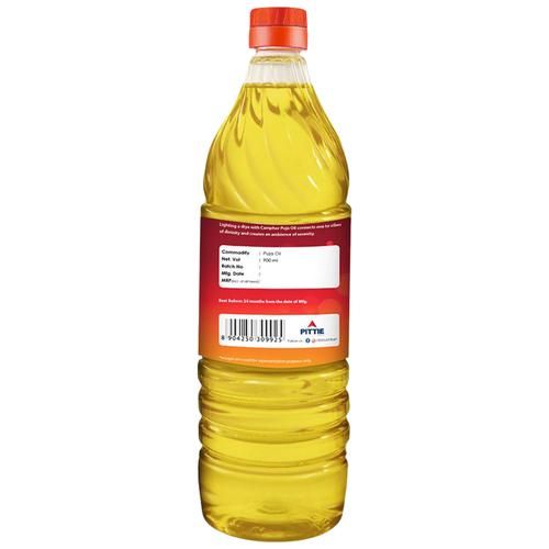 Shubhkart Darshana Camphor Puja Oil, 900 ml  Goodness of Camphor & Sesame Oil