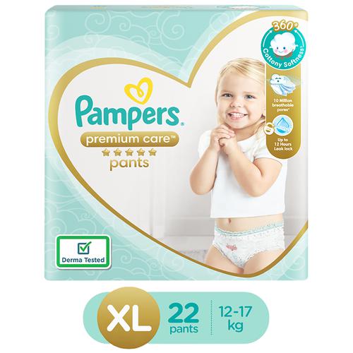 Buy Pampers Premium Care Diaper Pants - Extra Large Size, 12-17 kg Online  at Best Price of Rs 899 - bigbasket
