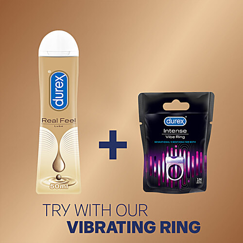 Buy Durex Real Feel Lubricant LongLasting, Silicone Lube Online at