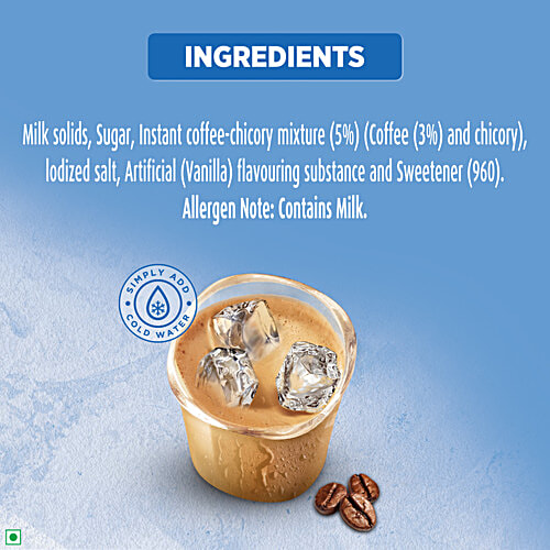 Nescafe  All In 1 Frappe Instant Cold Coffee Premix Powder, 224 g (8 x 28 g each) 8 Serves, Cold Beverage Premix, Quick & Easy