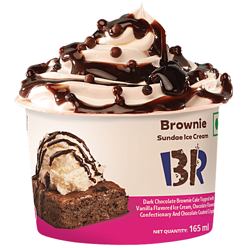 Buy Baskin Robbins Brownie Sundae Ice Cream Online at Best Price of Rs