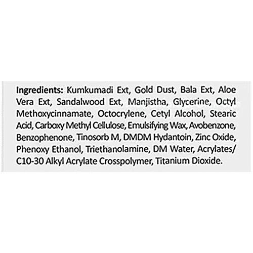 TAC - The Ayurveda Co. 10% Kumkumadi Day Cream With SPF 20, 50 g  For Radiant & Youthful Skin