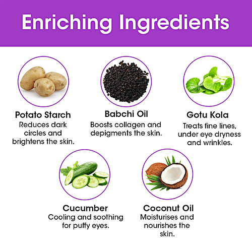 Buy TAC The Ayurveda Co. Bakuchiol Under Eye Gel With Potato Starch