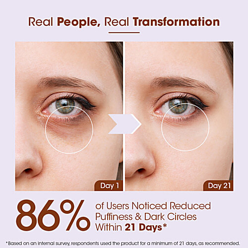 TAC - The Ayurveda Co. Bakuchiol Under Eye Gel With Potato Starch, 25 g  