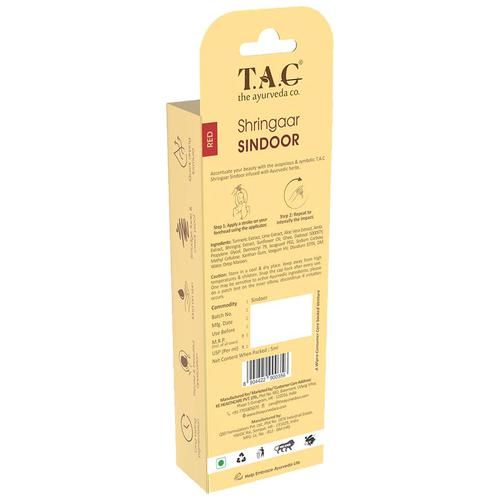 TAC - The Ayurveda Co. Shringaar Liquid Sindoor, 5 ml Red Highly Pigmented