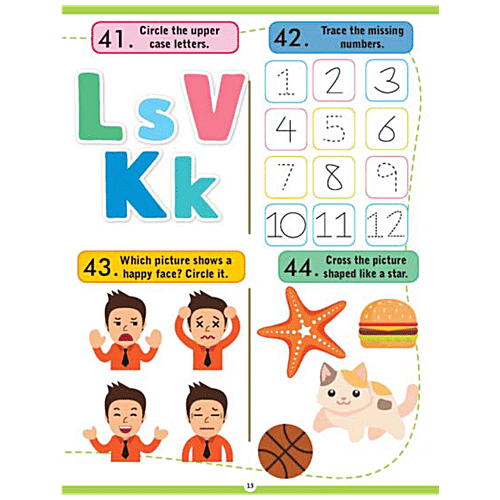 Dreamland Brilliant Brain Activity Book For Kids - Age 3+, 1 pc  