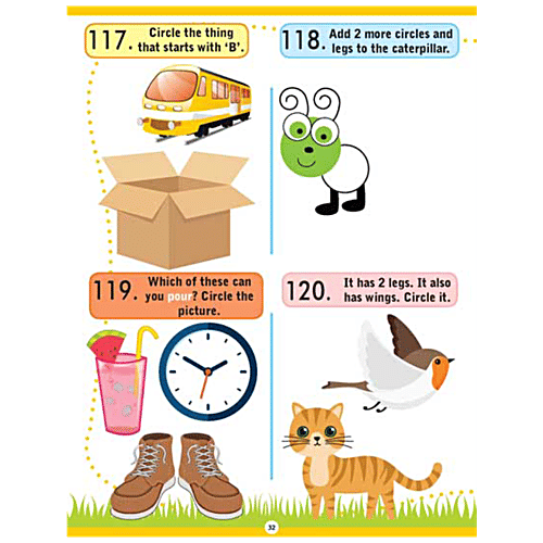 Dreamland Brilliant Brain Activity Book For Kids - Age 3+, 1 pc  