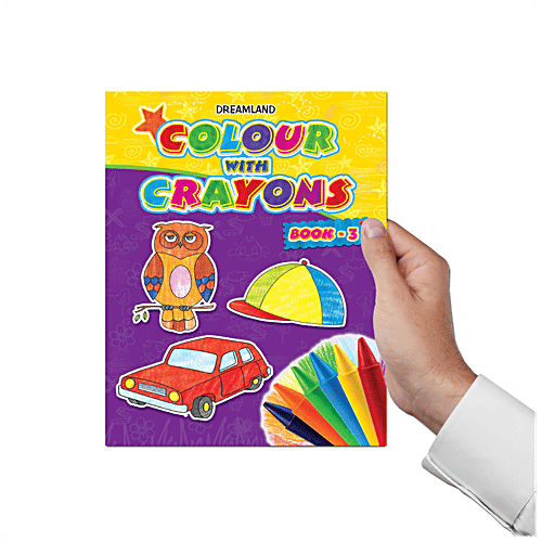 Dreamland Colour With Crayons Books Pack, 5 pcs  Colourful Presentation