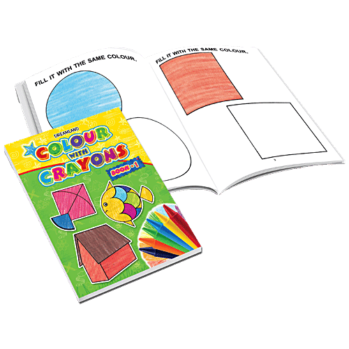 Dreamland Colour With Crayons Books Pack, 5 pcs  Colourful Presentation