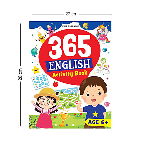 Dreamland 365 Activity Books - Maths, Science & English, 3 pcs  Colourful Images, Fun With Education