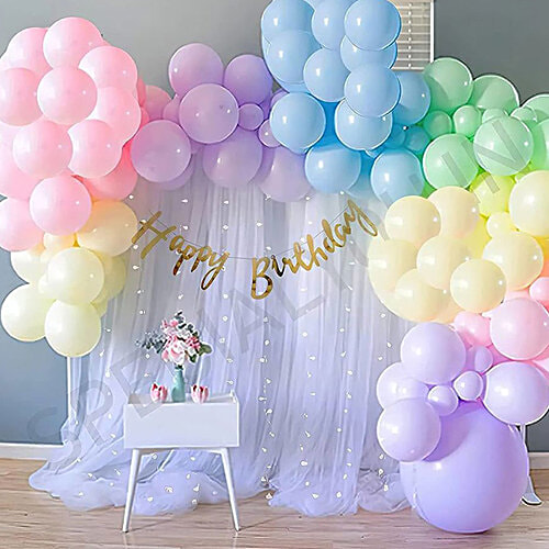 Creative Space Balloons - Assorted, Pastel Coloured, 20 pcs Pastel Colours For Birthdays, For Birthdays, Christmas Decoration