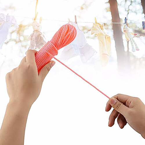 Buy CS Clothing Rope/Rassi For Hanging Clothes - 15 m, Assorted Online ...