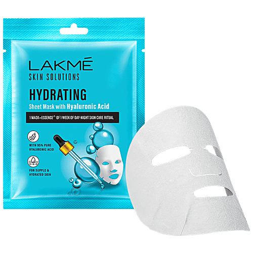 Buy Lakme Skin Solutions Hydrating Sheet Mask With Hyaluronic Acid