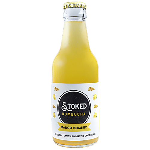 Buy Stoked Mango Turmeric Kombucha Online at Best Price of Rs 120
