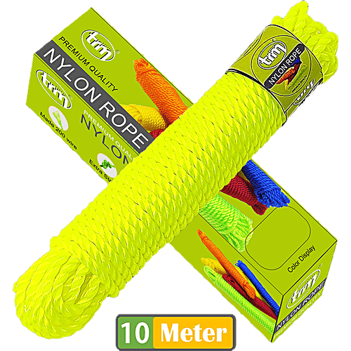 Buy Trm Nylon Rope - 10 m, Light Green, Premium Quality Online at Best ...