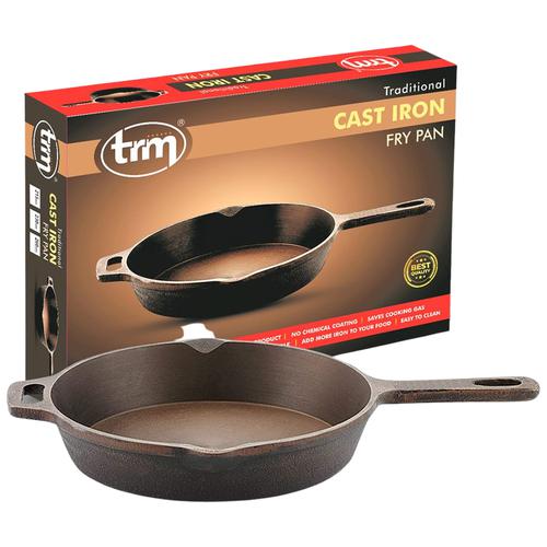 Buy Trm Cast Iron Fry Pan/Skillet - Induction Friendly, Non-Stick, 26 cm  Online at Best Price of Rs 2595 - bigbasket